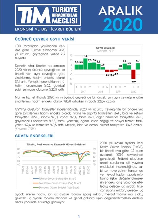 Aralık 2020 Bülteni 