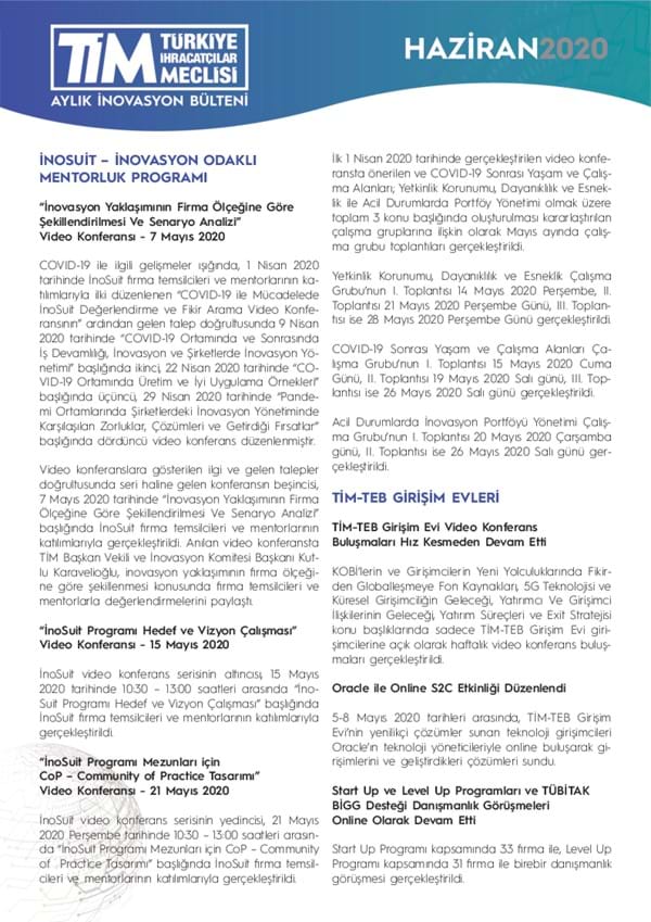 Haziran Bülteni 