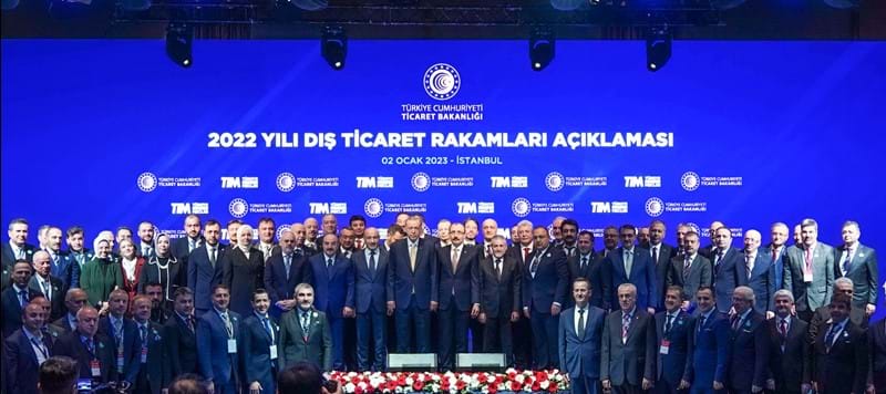 Türkiye 2022 Yılında 254 Milyar Dolarla İhracatta Rekor Tazeledi
