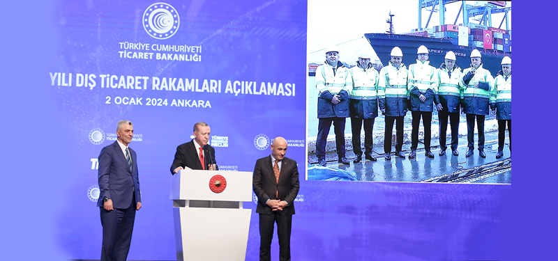 Türkiye Set a New Record in Exports with $255.8 Billion in 2023